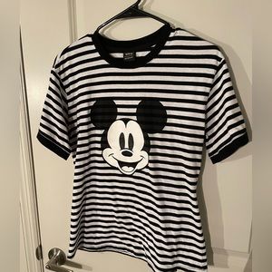 Stripes Mickey Mouse Shirt